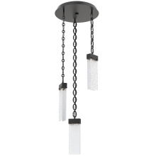 Hammerton CNB0042-03-MB-CR-CH2-L3 - Parallel Round 3pc Multi-Pendant with Chain