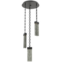 Hammerton CNB0042-03-MB-SG-CH1-L1 - Parallel Round 3pc Multi-Pendant with Chain