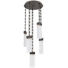 Hammerton CNB0042-05-FB-CR-CH3-L1 - Parallel Round 5pc Multi-Pendant with Chain