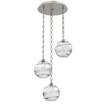 Hammerton CNB0047-03-BS-OC-CH1-E2 - Terra Round 3pc Multi-Pendant with Chain