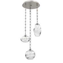 Hammerton CNB0048-03-BS-OC-CH3-E2 - Misto Round 3pc Multi-Pendant with Chain