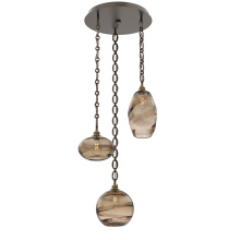 Hammerton CNB0048-03-FB-OB-CH2-E2 - Misto Round 3pc Multi-Pendant with Chain