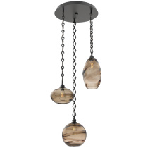Hammerton CNB0048-03-MB-OB-CH1-E2 - Misto Round 3pc Multi-Pendant with Chain