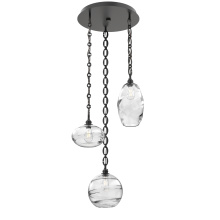 Hammerton CNB0048-03-MB-OC-CH2-E2 - Misto Round 3pc Multi-Pendant with Chain