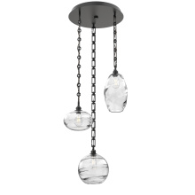 Hammerton CNB0048-03-MB-OC-CH3-E2 - Misto Round 3pc Multi-Pendant with Chain