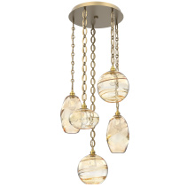 Hammerton CNB0048-05-GB-OA-CH2-E2 - Misto Round 5pc Multi-Pendant with Chain