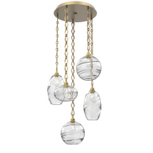 Hammerton CNB0048-05-GB-OC-CH1-E2 - Misto Round 5pc Multi-Pendant with Chain