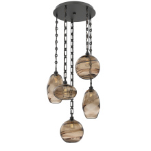 Hammerton CNB0048-05-MB-OB-CH3-E2 - Misto Round 5pc Multi-Pendant Chain