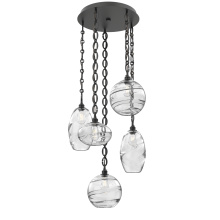 Hammerton CNB0048-05-MB-OC-CH2-E2 - Misto Round 5pc Multi-Pendant with Chain