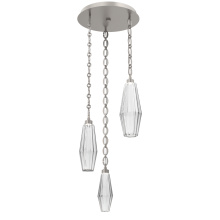 Hammerton CNB0049-03-BS-RC-CH2-L3 - Aalto Round 3pc Multi-Pendant with Chain