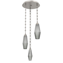 Hammerton CNB0049-03-BS-RS-CH3-L1 - Aalto Round 3pc Multi-Pendant with Chain