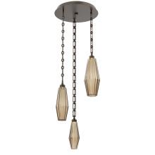 Hammerton CNB0049-03-FB-RB-CH3-L1 - Aalto Round 3pc Multi-Pendant with Chain
