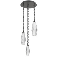 Hammerton CNB0049-03-MB-RC-CH2-L3 - Aalto Round 3pc Multi-Pendant with Chain