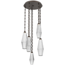 Hammerton CNB0049-05-FB-RC-CH2-L1 - Aalto Round 5pc Multi-Pendant with Chain