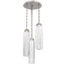 Hammerton CNB0056-03-BS-LC-CH2-L3 - Ledgestone Round 3pc Multi-Pendant with Chain