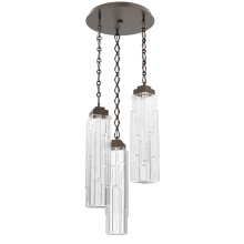 Hammerton CNB0056-03-FB-LC-CH1-L1 - Ledgestone Round 3pc Multi-Pendant with Chain