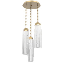 Hammerton CNB0056-03-GB-LC-CH3-L1 - Ledgestone Round 3pc Multi-Pendant with Chain