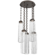 Hammerton CNB0056-05-FB-LC-CH2-L1 - Ledgestone Round 5pc Multi-Pendant with Chain