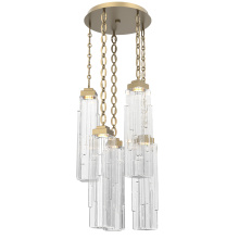 Hammerton CNB0056-05-GB-LC-CH2-L3 - Ledgestone Round 5pc Multi-Pendant with Chain