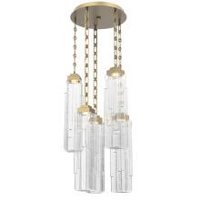 Hammerton CNB0056-05-GB-LC-CH3-L1 - Ledgestone Round 5pc Multi-Pendant with Chain