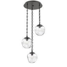 Hammerton CNB0062-03-MB-C-CH1-E2 - Aster Round 3pc Multi-Pendant with Chain (Bulb)