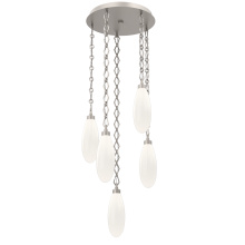Hammerton CNB0071-05-BS-WL-CH1-L3 - Fiori Round 5pc Multi-Pendant with Chain