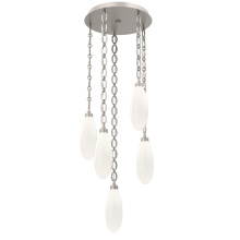Hammerton CNB0071-05-BS-WL-CH2-L3 - Fiori Round 5pc Multi-Pendant with Chain