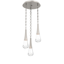 Hammerton CNB0078-03-BS-C-CH1-L1 - Raindrop Round 3pc Multi-Pendant with Chain