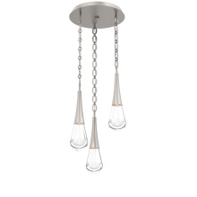 Hammerton CNB0078-03-BS-C-CH2-L1 - Raindrop Round 3pc Multi-Pendant with Chain
