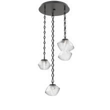 Hammerton CNB0089-03-MB-C-CH1-L3 - Mesa Round 3pc Multi-Pendant with Chain