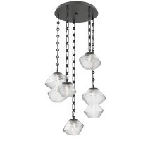 Hammerton CNB0089-05-MB-C-CH3-L3 - Mesa Round 5pc Multi-Pendant with Chain