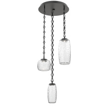 Hammerton CNB0091-03-MB-C-CH1-L3 - Vessel Round 3pc Multi-Pendant with Chain