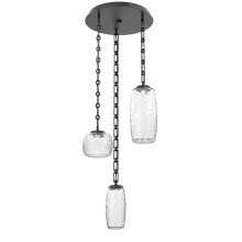 Hammerton CNB0091-03-MB-C-CH3-L3 - Vessel Round 3pc Multi-Pendant with Chain