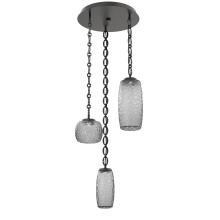 Hammerton CNB0091-03-MB-S-CH2-L3 - Vessel Round 3pc Multi-Pendant with Chain