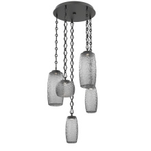 Hammerton CNB0091-05-MB-S-CH1-L1 - Vessel Round 5pc Multi-Pendant with Chain