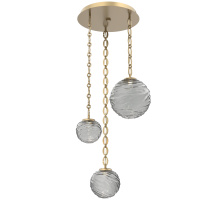 Hammerton CNB0092-03-GB-S-CH2-L1 - Gaia Round 3pc Multi-Pendant with Chain