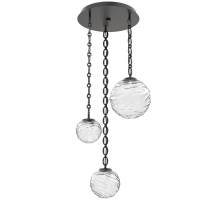 Hammerton CNB0092-03-MB-C-CH2-L3 - Gaia Round 3pc Multi-Pendant with Chain