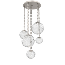 Hammerton CNB0092-05-BS-C-CH2-L1 - Gaia Round 5pc Multi-Pendant with Chain