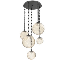 Hammerton CNB0092-05-MB-A-CH3-L1 - Gaia Round 5pc Multi-Pendant with Chain