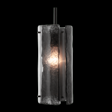 Hammerton LAB0044-08-GP-BG-001-E2 - Textured Glass Pendant - 8-Inch