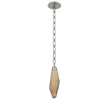 Hammerton LNB0050-17-BS-CB-CH2-L3 - Rock Crystal Pendant with Chain - 17-Inch