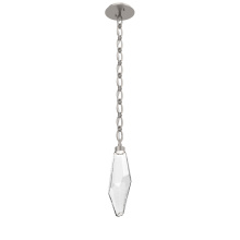Hammerton LNB0050-17-BS-CC-CH2-L3 - Rock Crystal Chain Pendant - 17-Inch