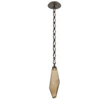 Hammerton LNB0050-17-FB-CB-CH1-L1 - Rock Crystal Pendant with Chain - 17-Inch