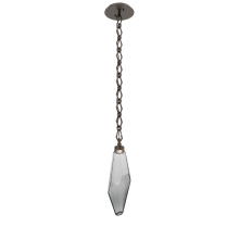 Hammerton LNB0050-17-FB-CS-CH1-L3 - Rock Crystal Pendant with Chain - 17-Inch