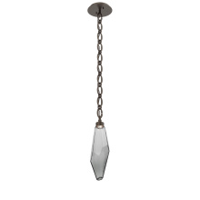 Hammerton LNB0050-17-FB-CS-CH2-L3 - Rock Crystal Pendant with Chain - 17-Inch