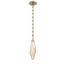 Hammerton LNB0050-17-GB-CA-CH3-L3 - Rock Crystal Pendant with Chain - 17-Inch