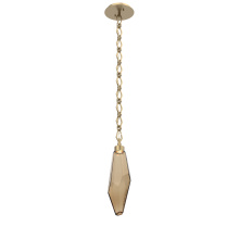 Hammerton LNB0050-17-GB-CB-CH1-L3 - Rock Crystal Pendant with Chain - 17-Inch