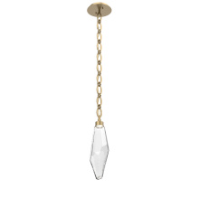 Hammerton LNB0050-17-GB-CC-CH2-L3 - Rock Crystal Pendant with Chain - 17-Inch