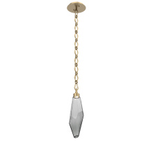 Hammerton LNB0050-17-GB-CS-CH1-L3 - Rock Crystal Pendant with Chain - 17-Inch