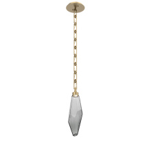 Hammerton LNB0050-17-GB-CS-CH3-L3 - Rock Crystal Pendant with Chain - 17-Inch